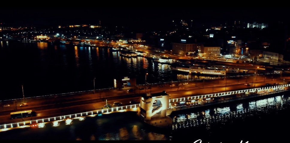 Gece Galata Köprüsü